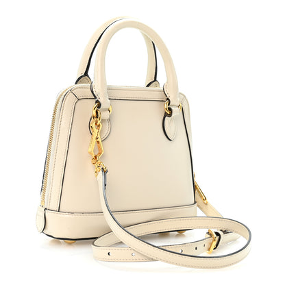 Gucci Boarded Plutone Calfskin Mini Horsebit 1955 Top Handle Bag Mystic White 3 of 13