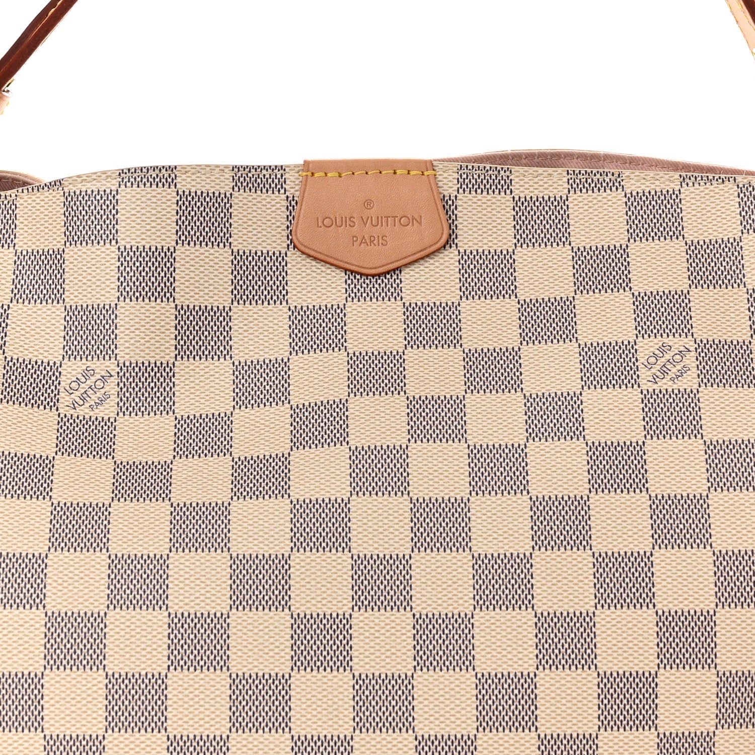 Louis Vuitton Damier Azur Graceful PM Rose Ballerine 8 of 10
