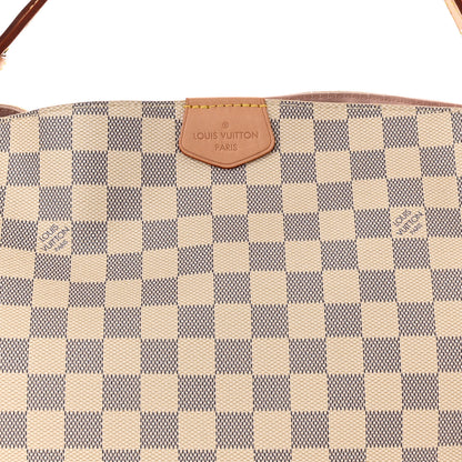 Louis Vuitton Damier Azur Graceful PM Rose Ballerine 8 of 10