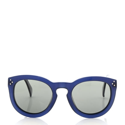 Celine Acetate Polarized Pretty Sunglasses CL 41801/S Blue 2 of 7