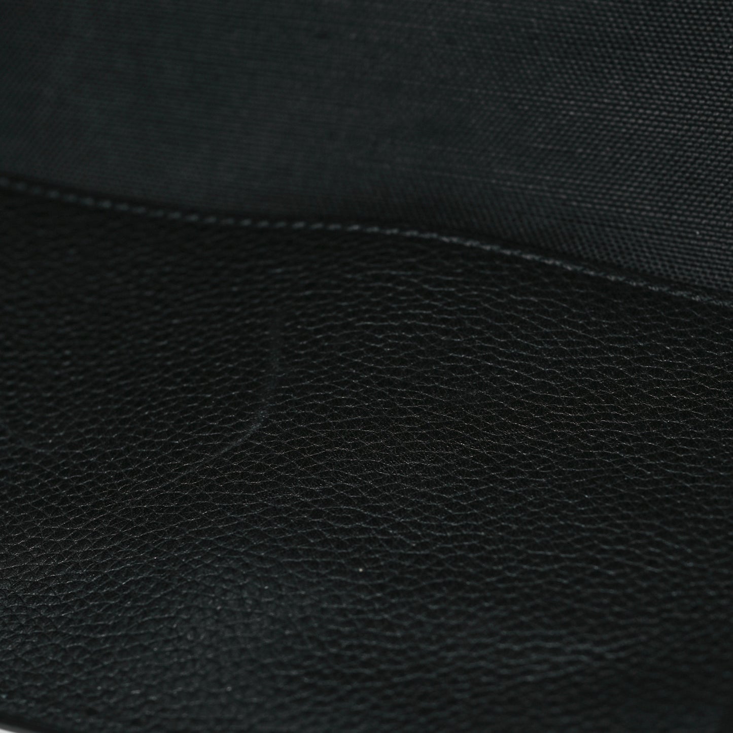 Grained Calfskin Manhattan North South Shopper Tote Black