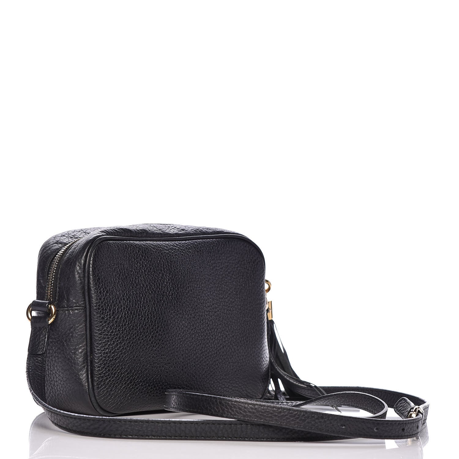 Gucci Pebbled Calfskin Small Soho Disco Bag Black 3 of 16