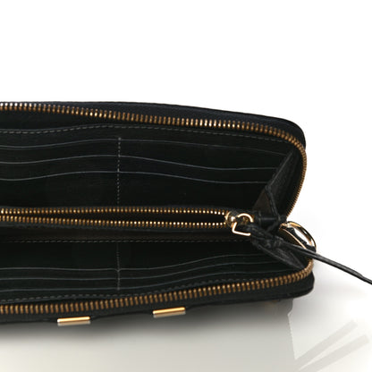 Chloe Grained Calfskin Marcie Long Zip Around Wallet Black 5 of 14