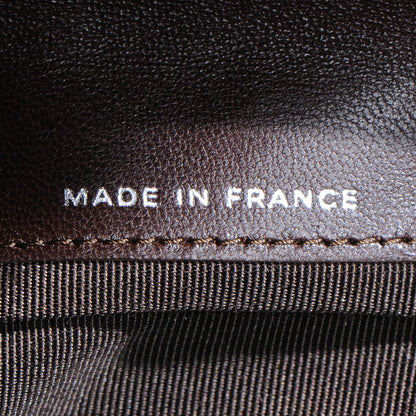 Chanel Patent Quilted Large Flap Wallet Brown 7 of 7