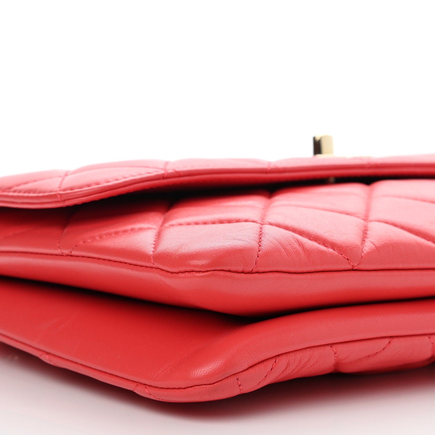 Chanel Lambskin Quilted Medium Trendy CC Flap Red 8 of 10