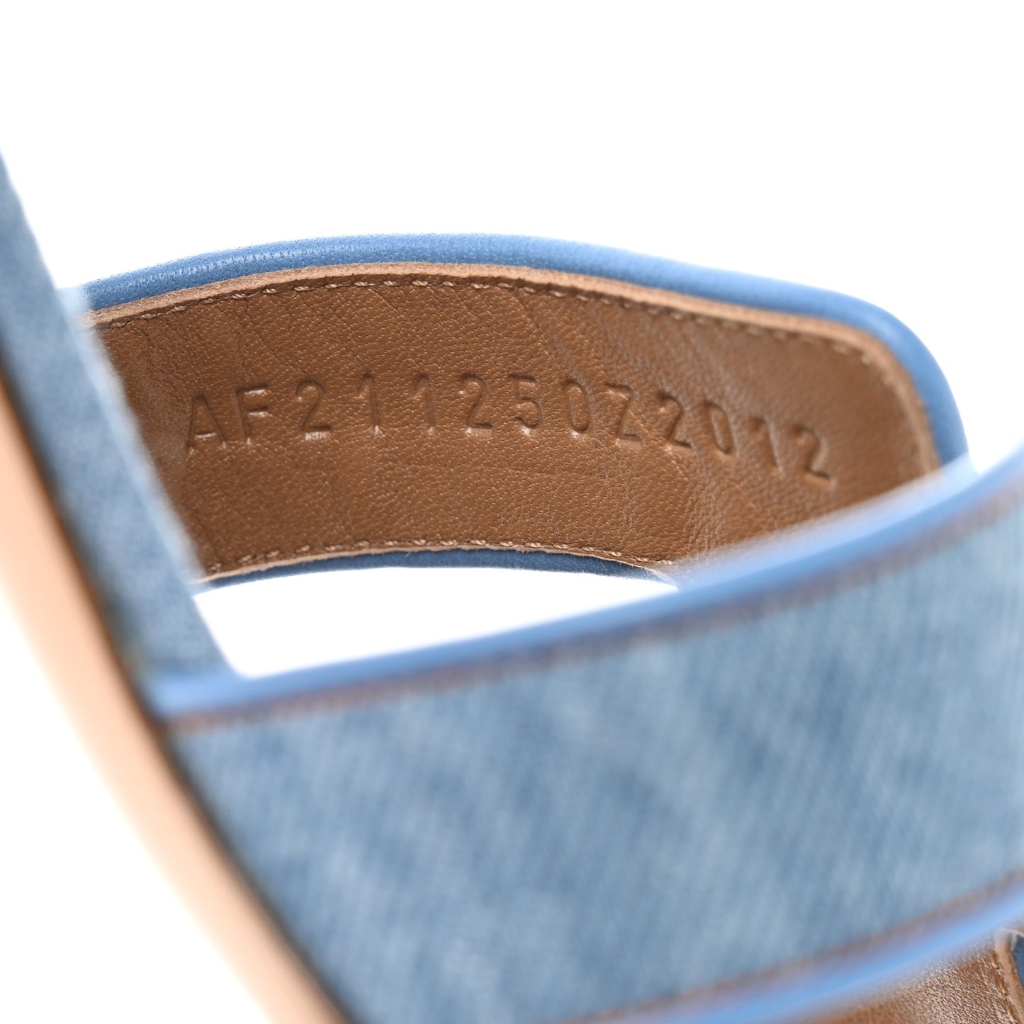 Denim Oasis Sandals 39.5 Bleu Clair