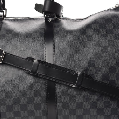 Louis Vuitton Damier Graphite Keepall Bandouliere 55 11 of 12