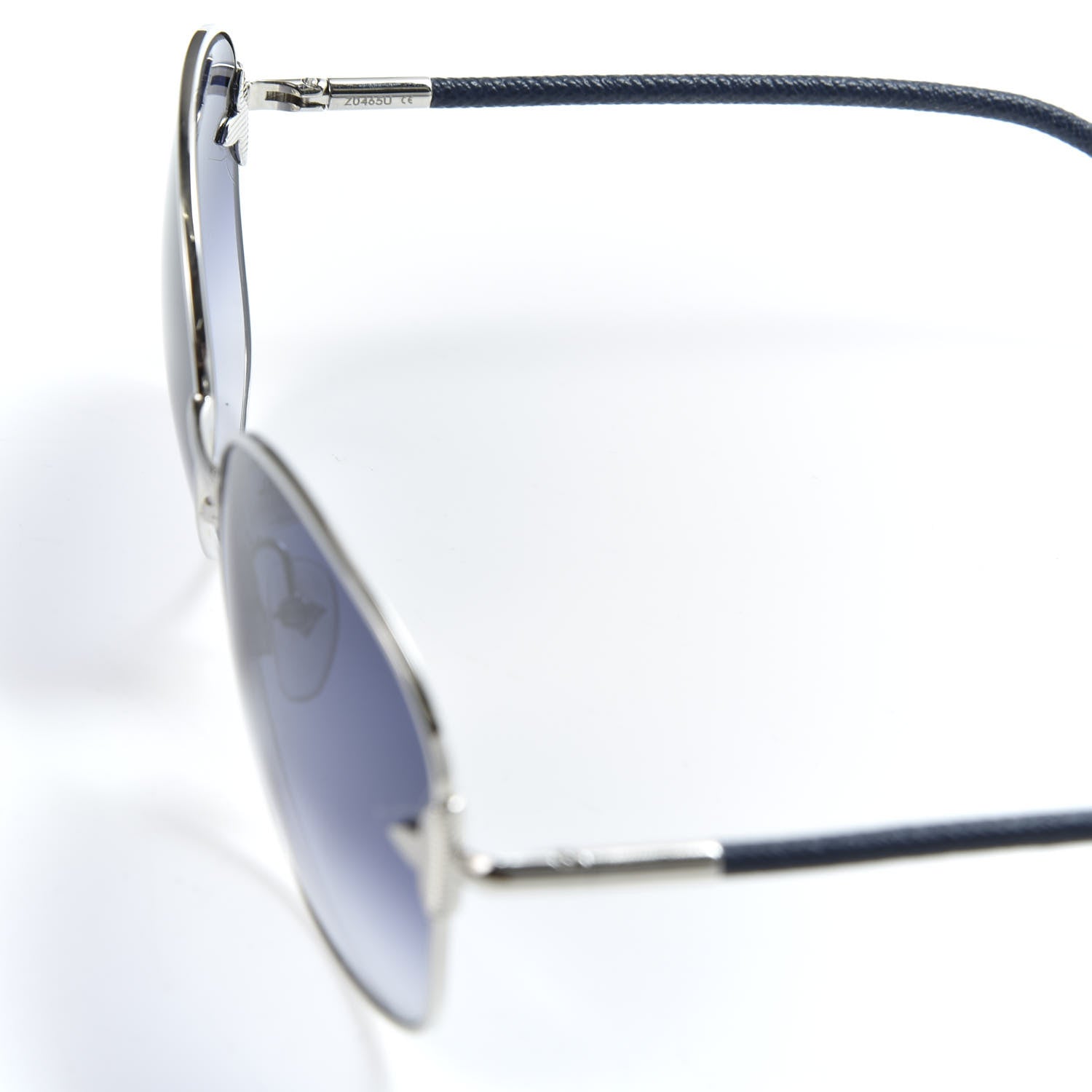Louis Vuitton Monogram Viola Round Sunglasses Z0465U Navy 5 of 8