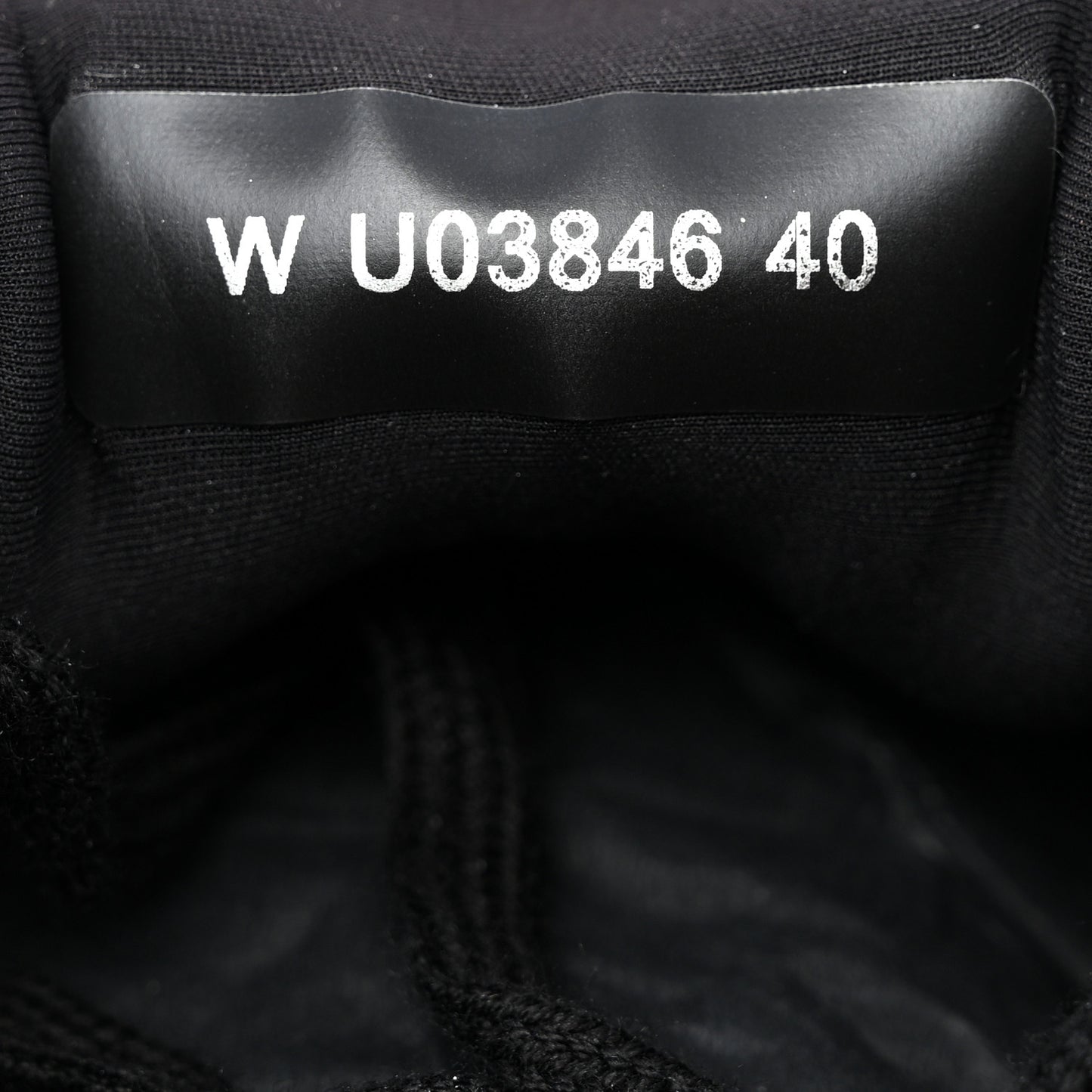 Calfskin Lambskin CC Uniform Sneakers 40 Black