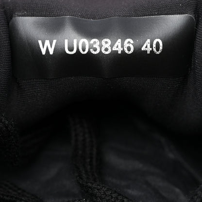 Chanel Calfskin Lambskin CC Uniform Sneakers 40 Black 7 of 9