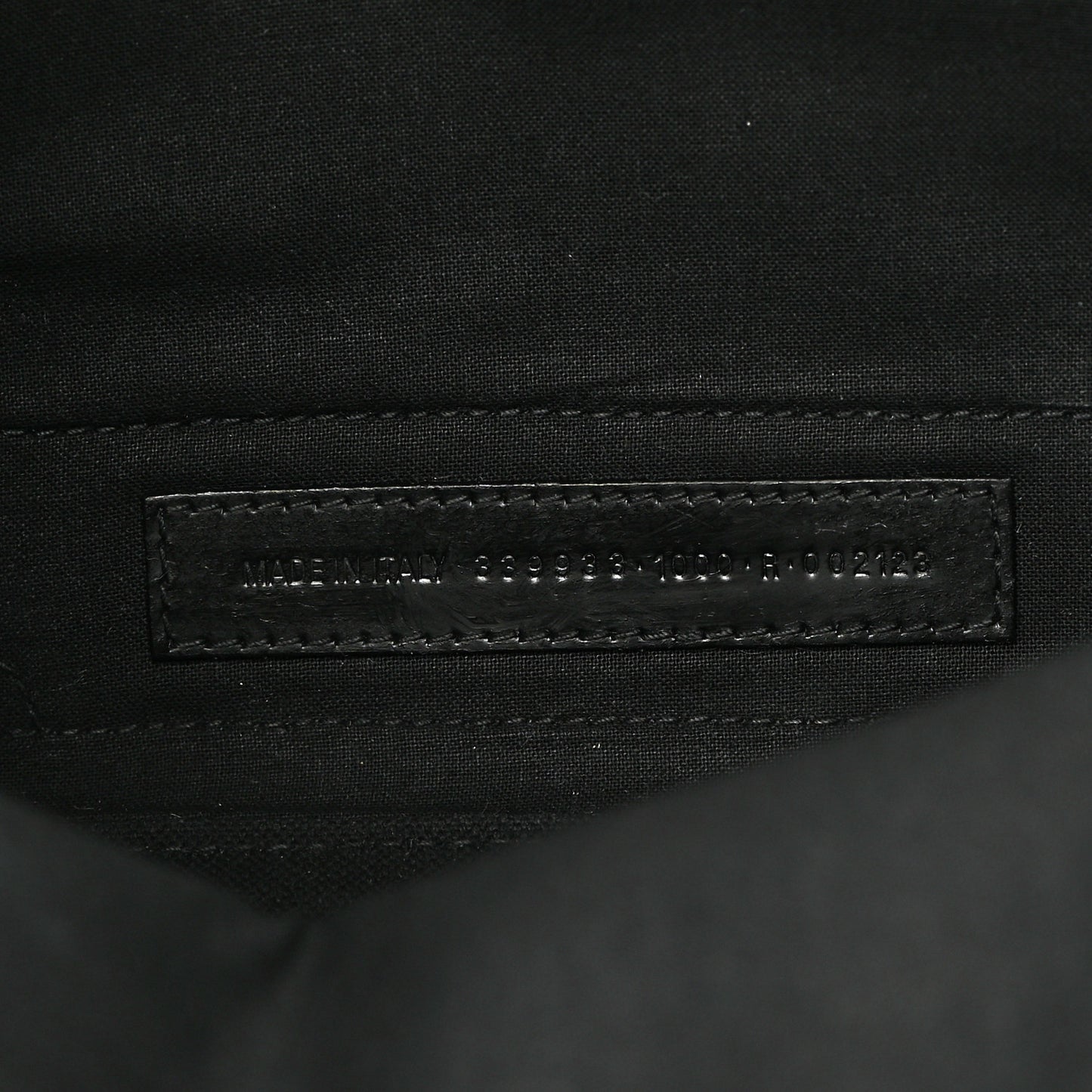 Cotton Canvas Calfskin S Navy Cabas Black
