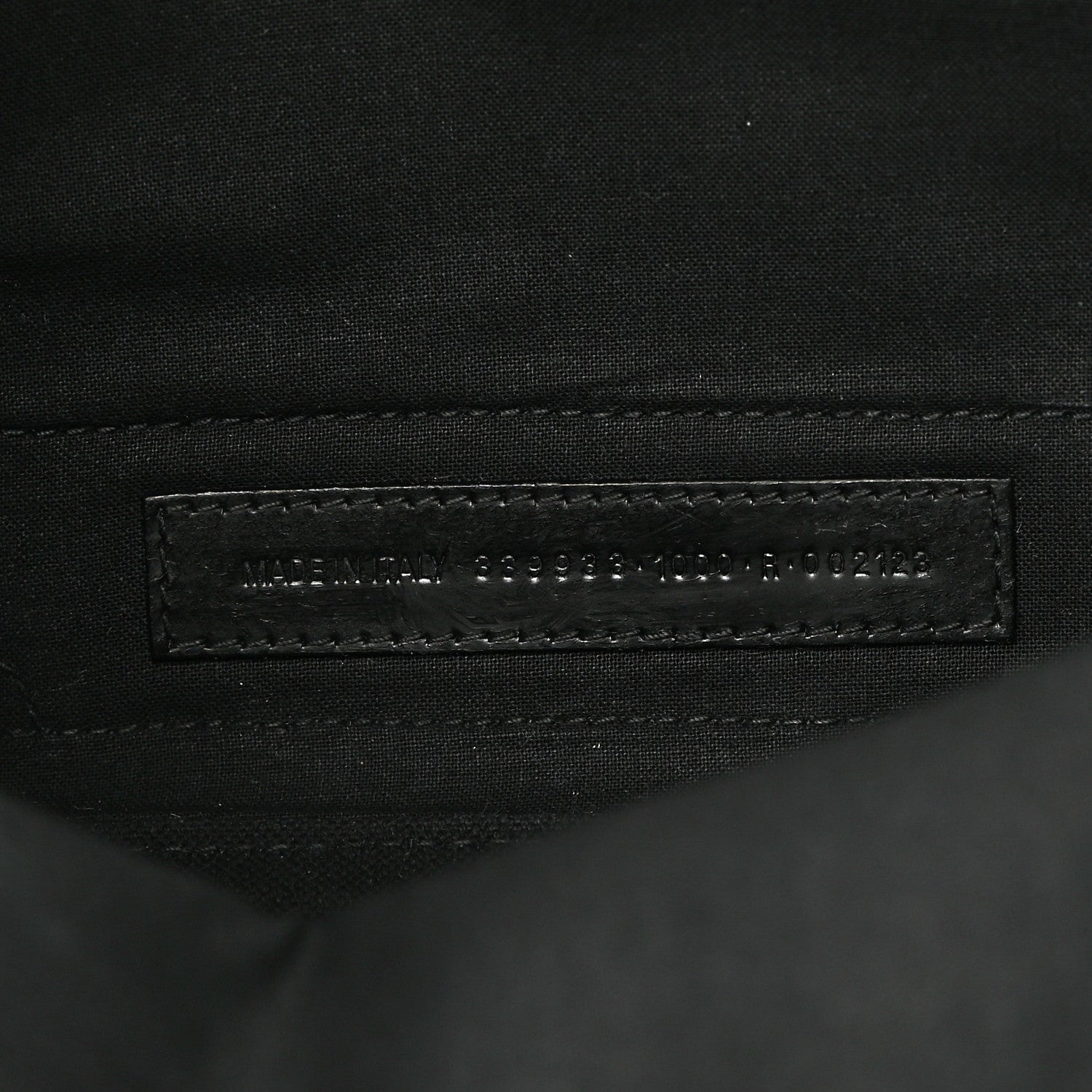 Balenciaga Cotton Canvas Calfskin S Navy Cabas Black 8 of 15