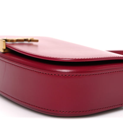 Saint Laurent Box Calfskin Mini Voltaire Shoulder Bag Burgundy 11 of 12