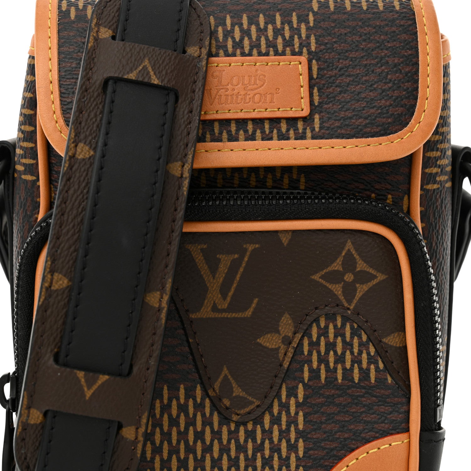 Louis Vuitton X NIGO Giant Damier Ebene Monogram Nano Amazone Messenger 8 of 10