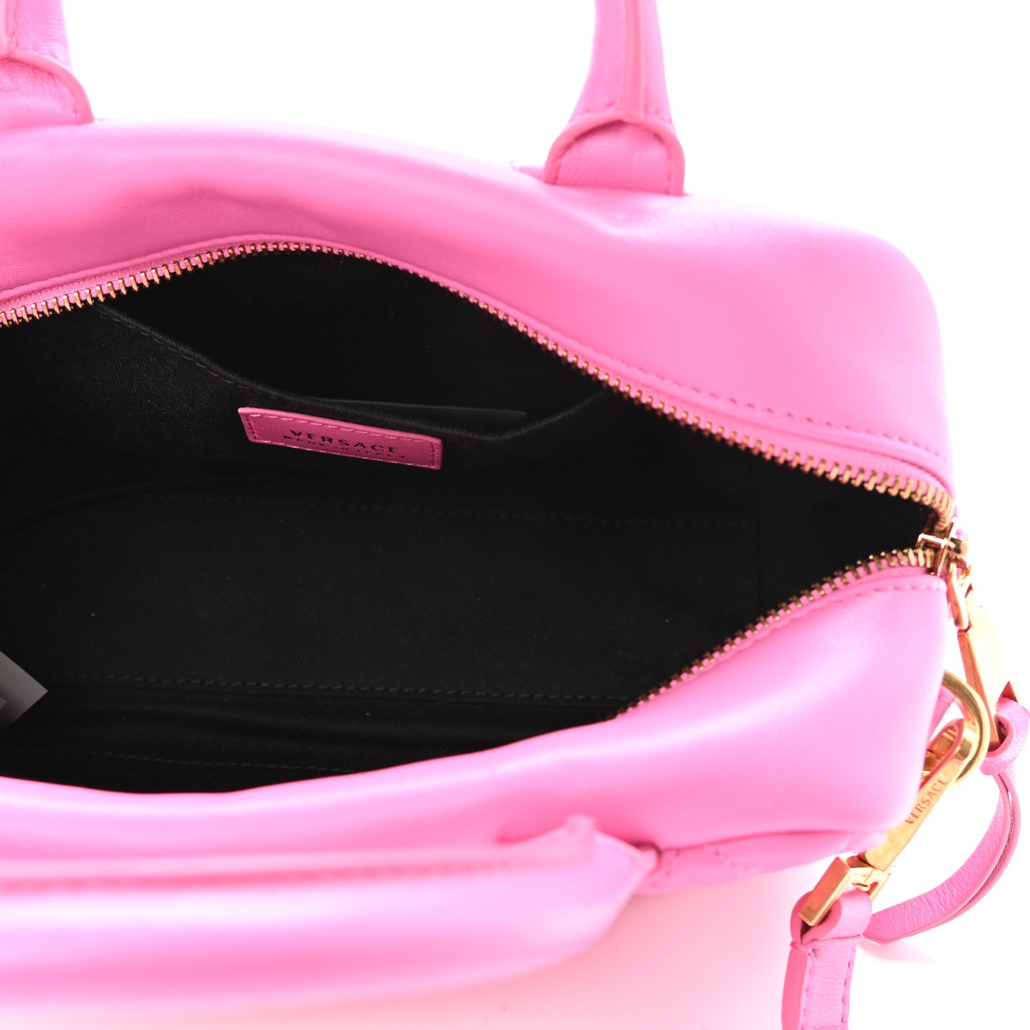 Nappa Quilted Icon Bowler Pink