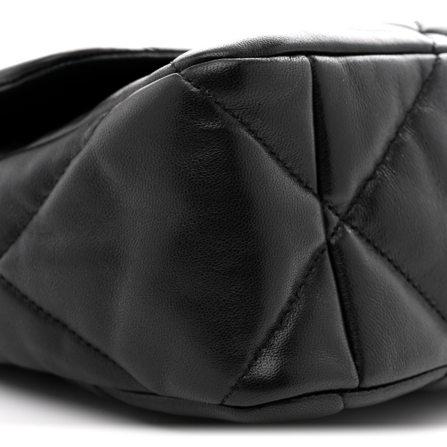 Chanel Lambskin Quilted Large Chanel 19 Flap Black 9 of 11