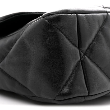 Chanel Lambskin Quilted Large Chanel 19 Flap Black 9 of 11