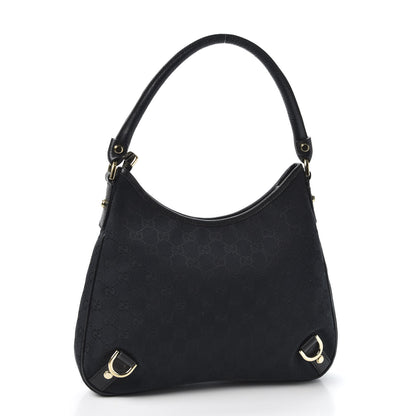 Gucci Monogram Medium Abbey D Ring Hobo Black 2 of 10