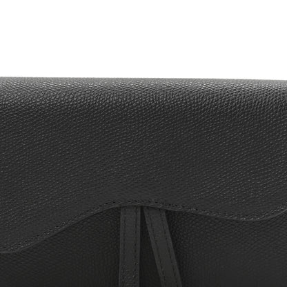 Christian Dior Grained Calfskin Saddle Belt Bag Black 9 of 13