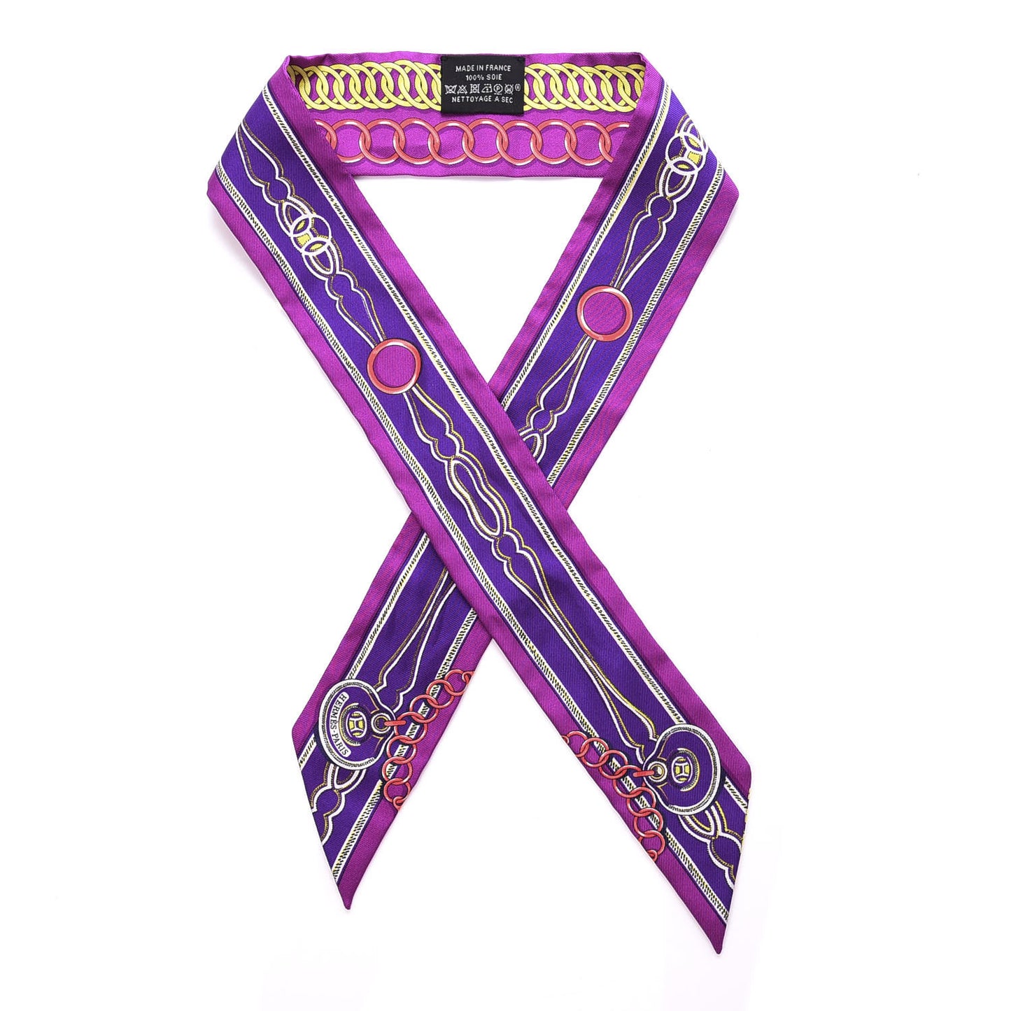 Silk Maillons Twilly Fuchsia Violet Jaune