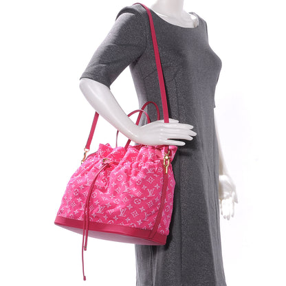 Louis Vuitton Denim Noefull MM Rose Indien 2 of 7