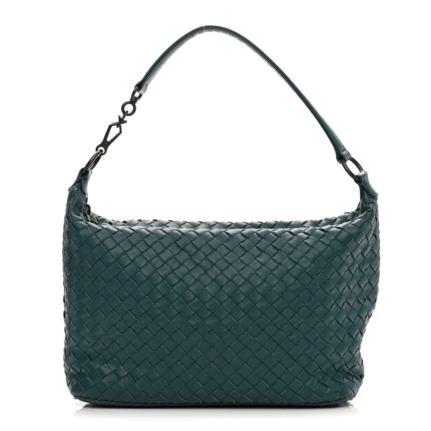Nappa Intrecciato Small Shoulder Bag Mallard