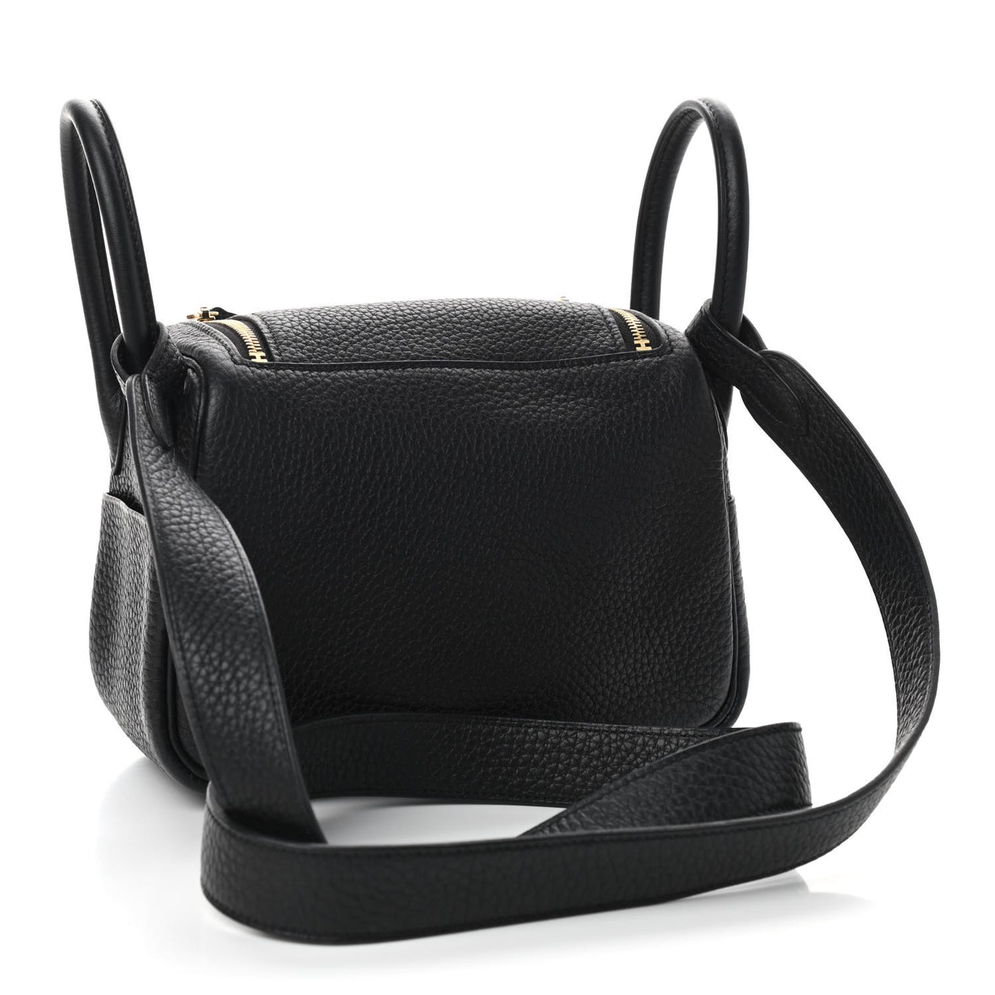 Taurillon Clemence Mini Lindy 20 Black