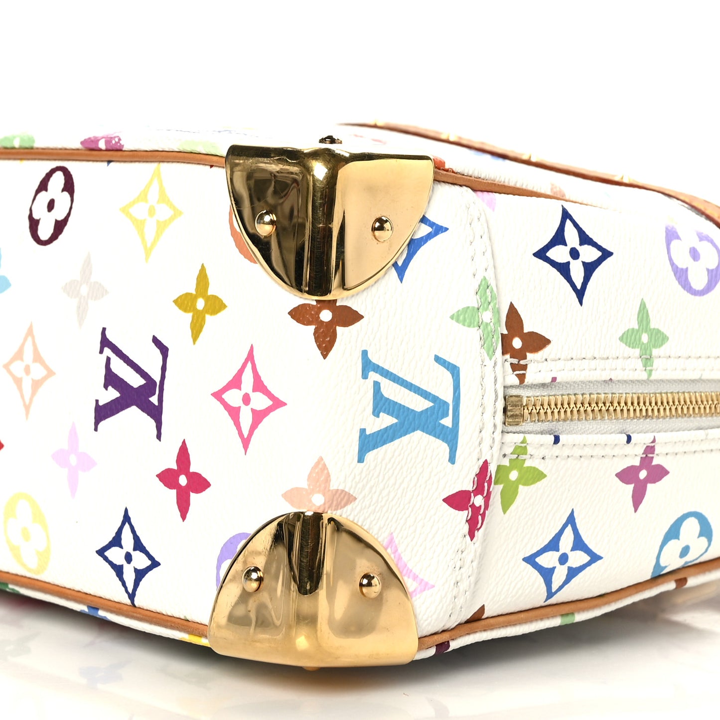 Monogram Multicolor Trouville White
