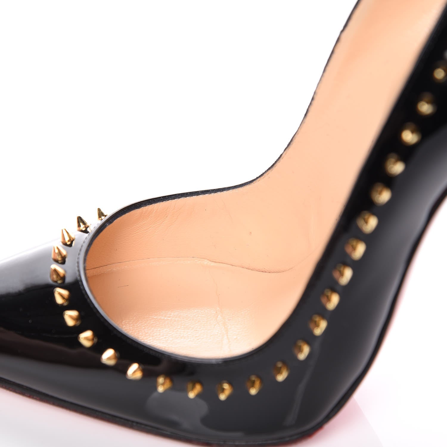 Christian Louboutin Patent Anjalina 120 Pumps 35 Black 9 of 13