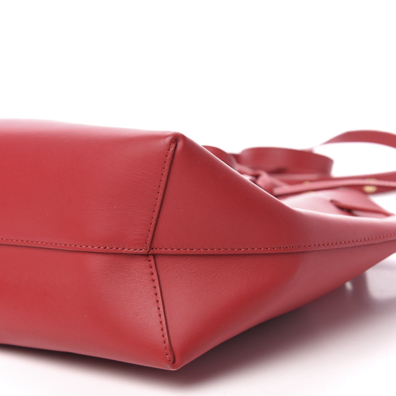 Mansur Gavriel Calfskin Mini Bucket Bag Flamma 7 of 11