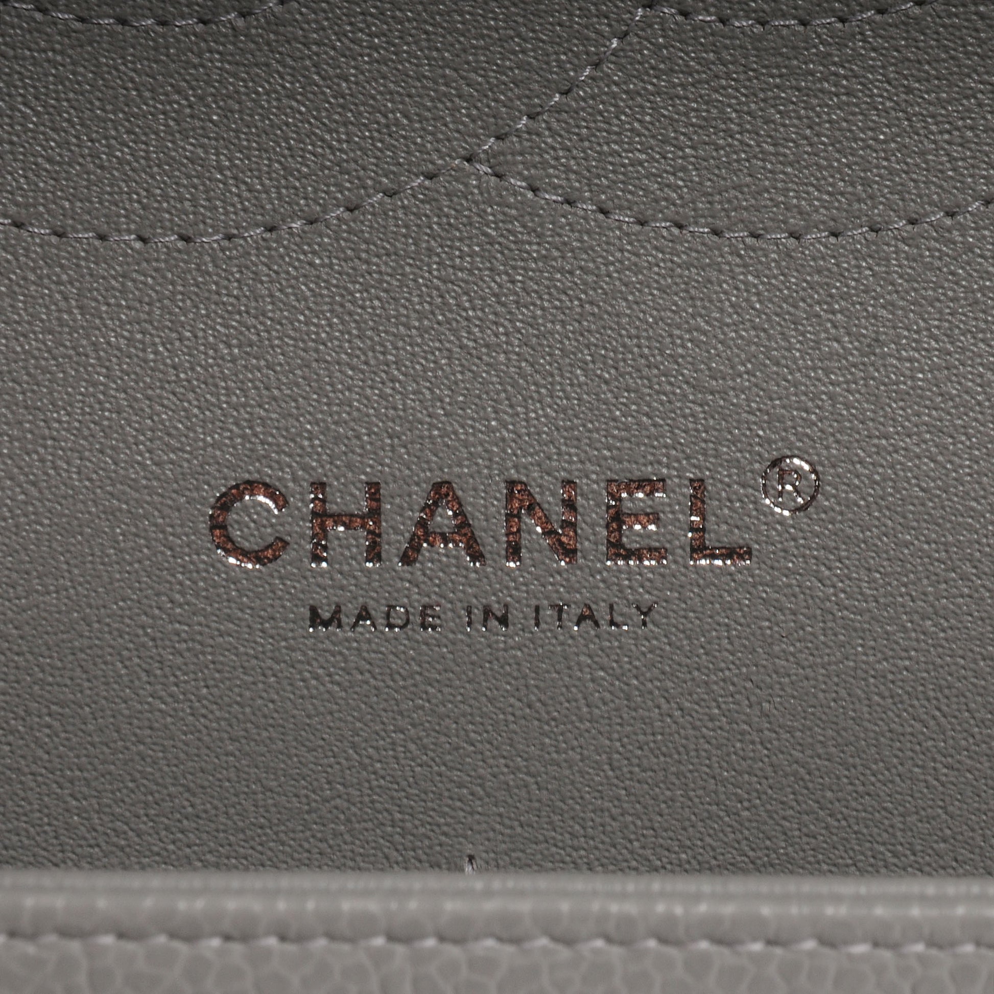 Chanel Caviar Jumbo Double Flap Grey 6 of 8