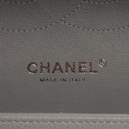 Chanel Caviar Jumbo Double Flap Grey 6 of 8