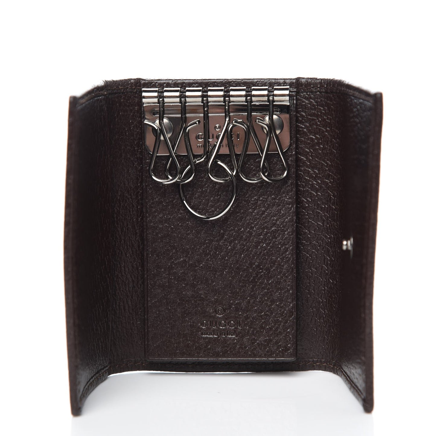 Monogram 6 Key Holder Case Dark Brown