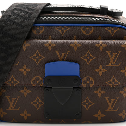 Louis Vuitton Monogram Macassar S Lock Messenger Blue 7 of 11