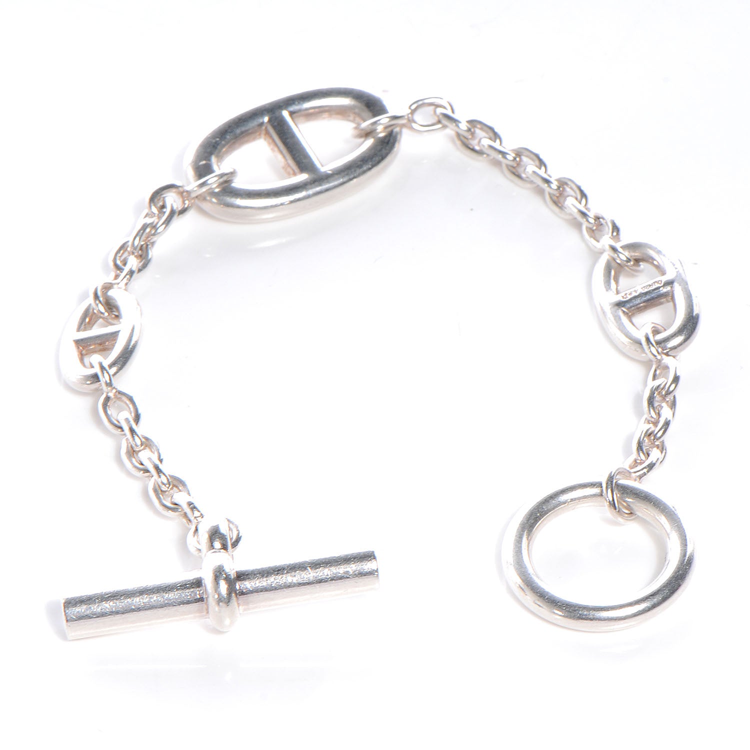 Hermes Sterling Silver Farandole Bracelet 2 of 6