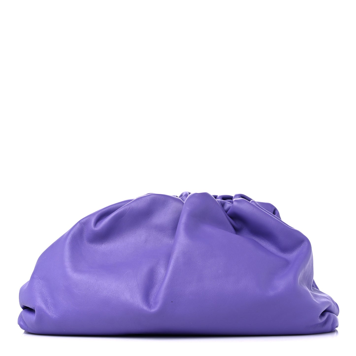 Smooth Butter Calf The Pouch Oversized Clutch Purple