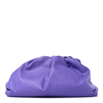 Bottega Veneta Smooth Butter Calf The Pouch Oversized Clutch Purple 1 of 9