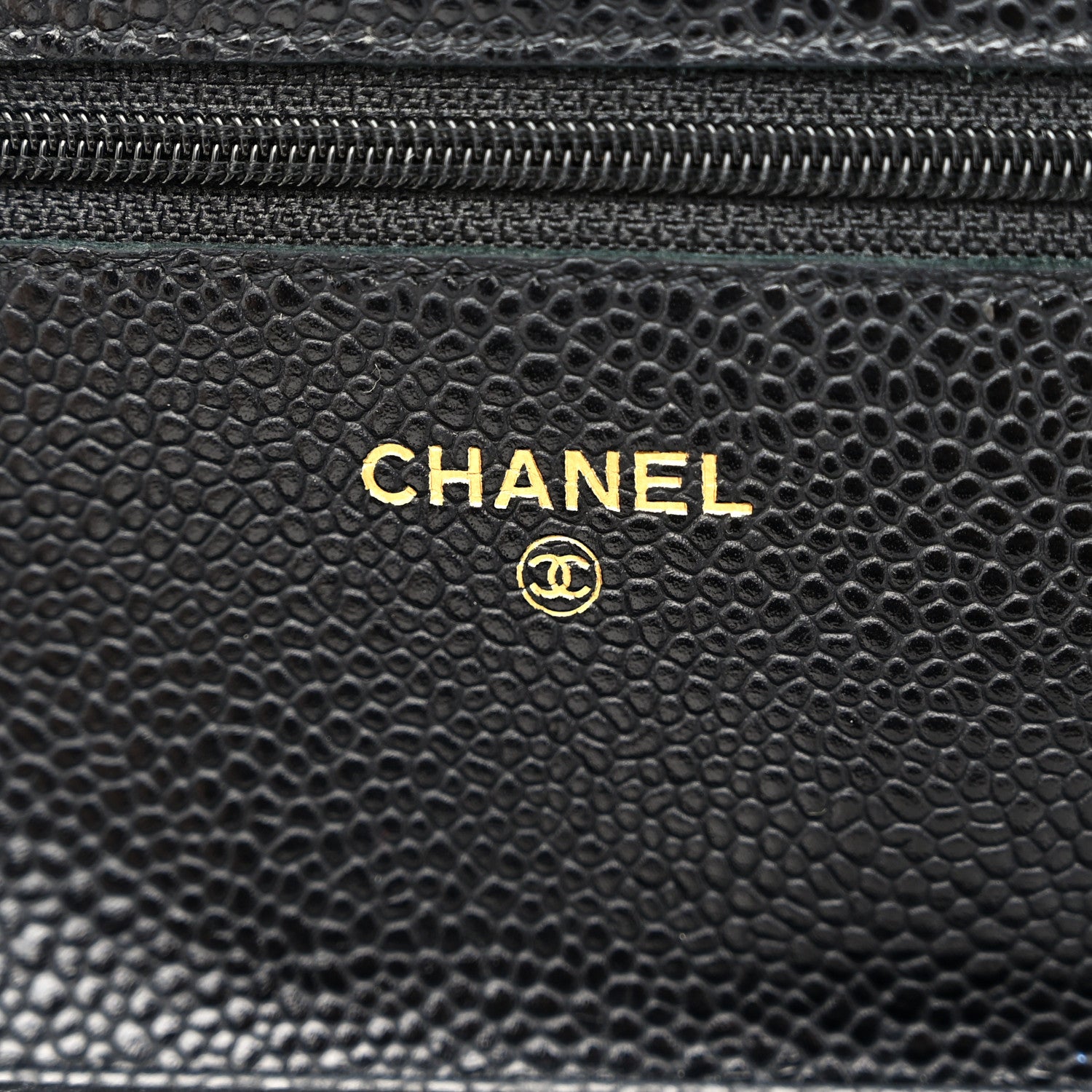 Chanel Caviar Quilted Wallet on Chain WOC Black 6 of 12