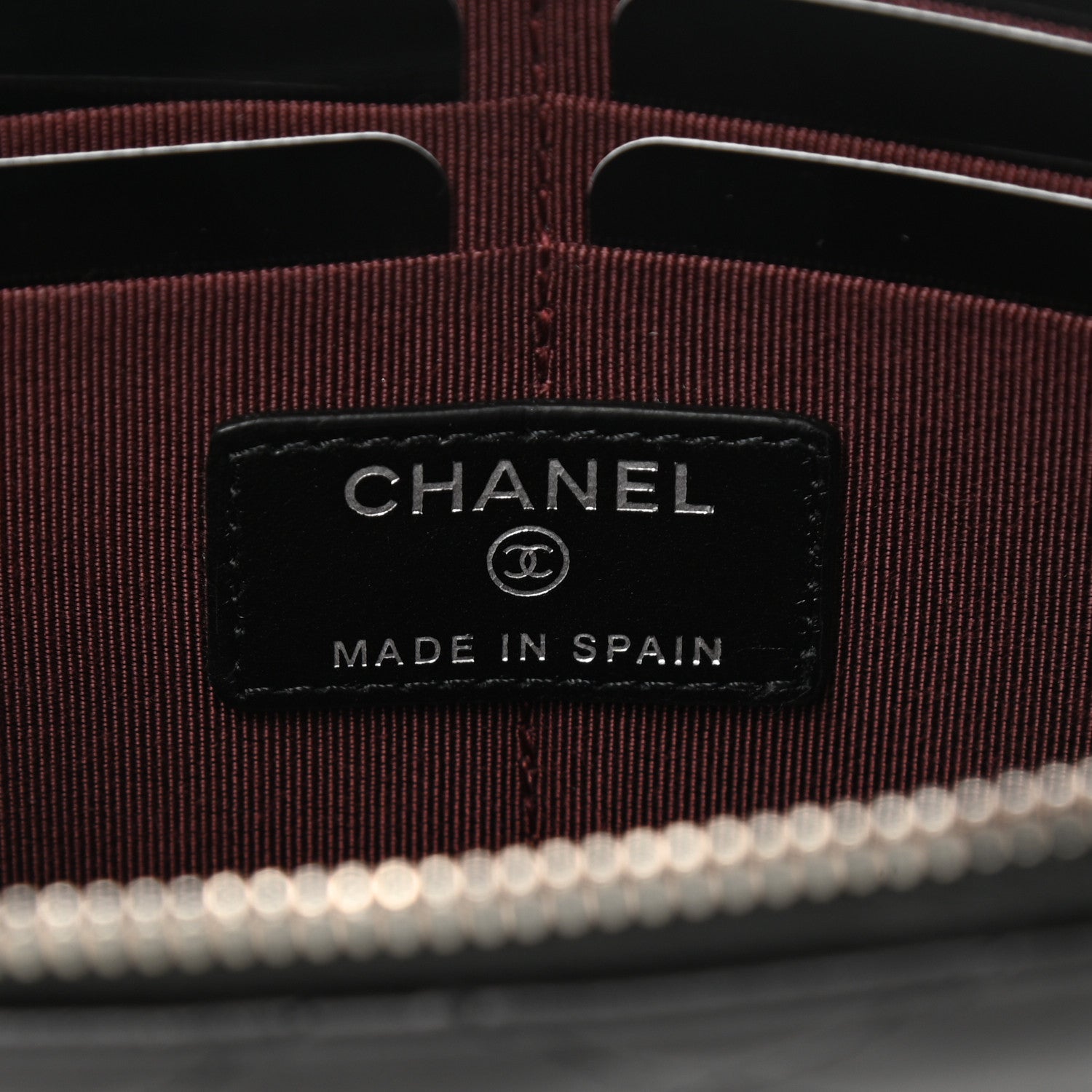 Chanel Lambskin Quilted Classic Pouch With Handle Black 6 of 8