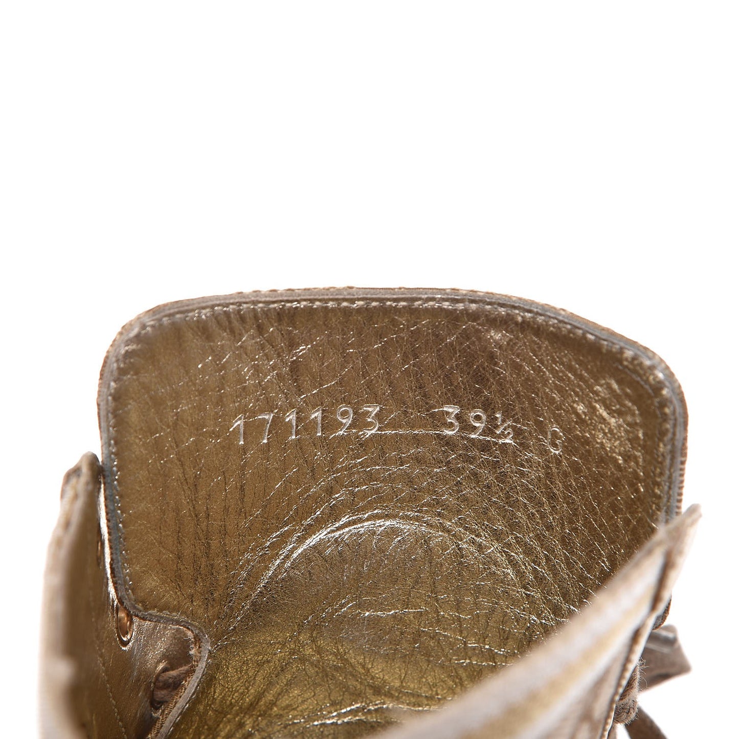 Monogram High Top Sneakers 39.5 Gold