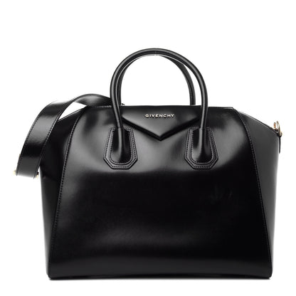 Givenchy Shiny Lord Calfskin Medium Antigona Black 1 of 11
