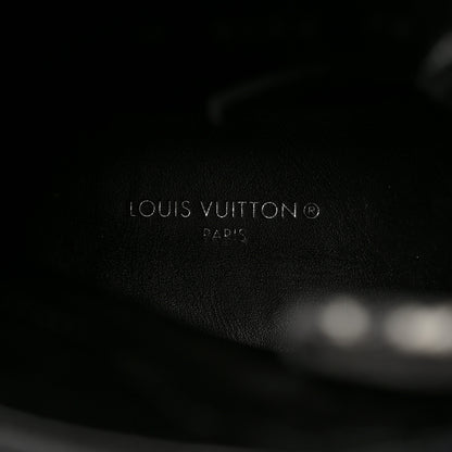 Louis Vuitton Calfskin Monogram Denim Laureate Platform Desert Boots 38 Grey 7 of 8