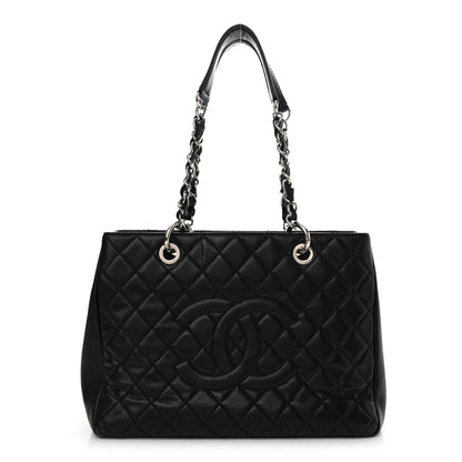 Chanel Caviar Quilted Grand Shopping Tote GST Black 1 of 13