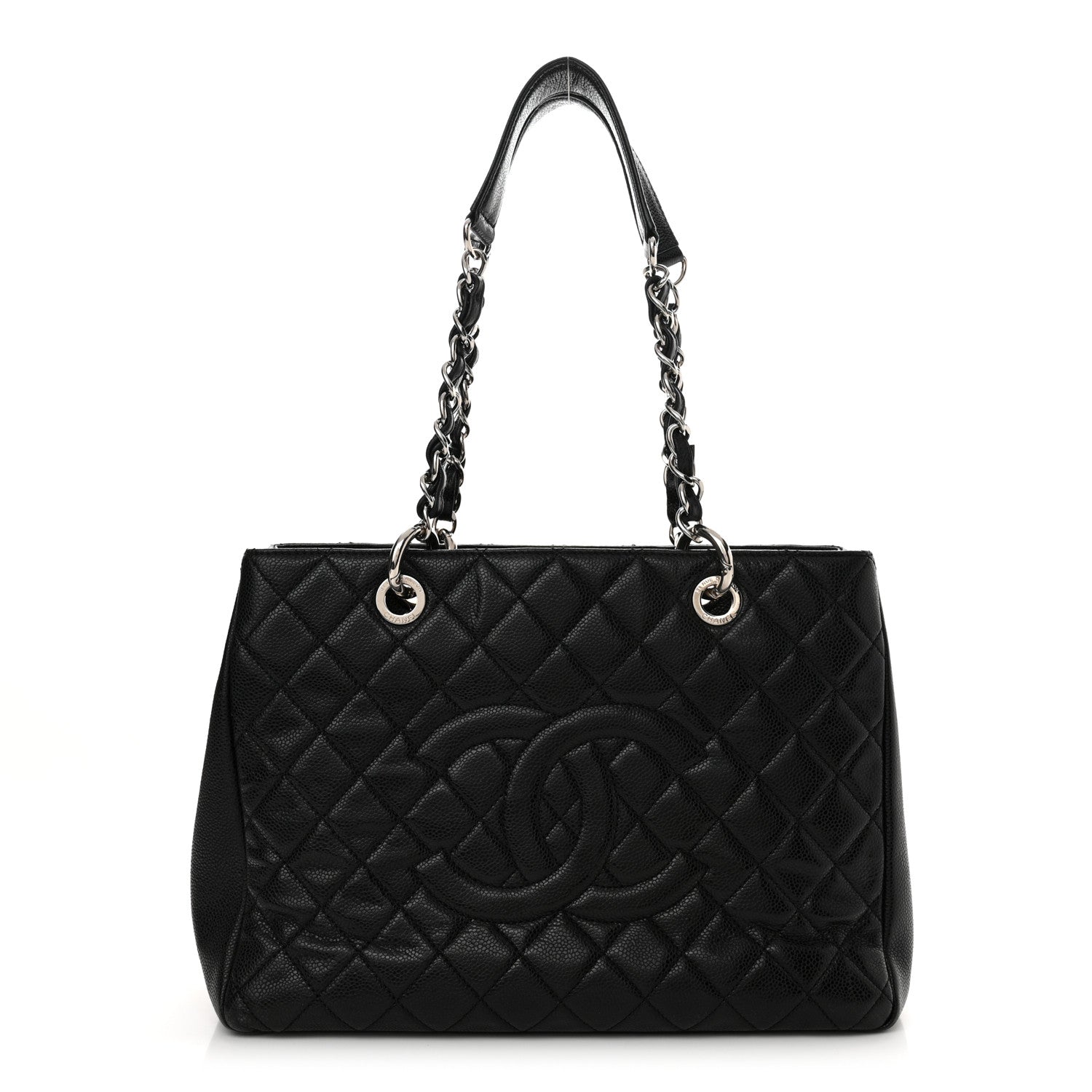 Chanel Caviar Quilted Grand Shopping Tote GST Black 1 of 13