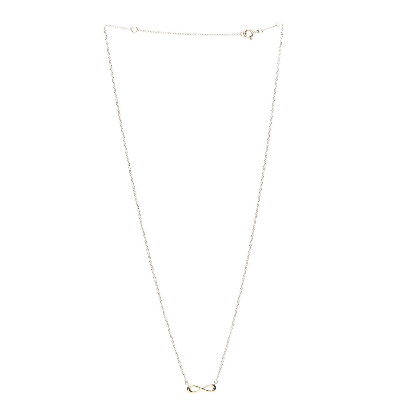 18K Rose Gold Infinity Pendant Necklace