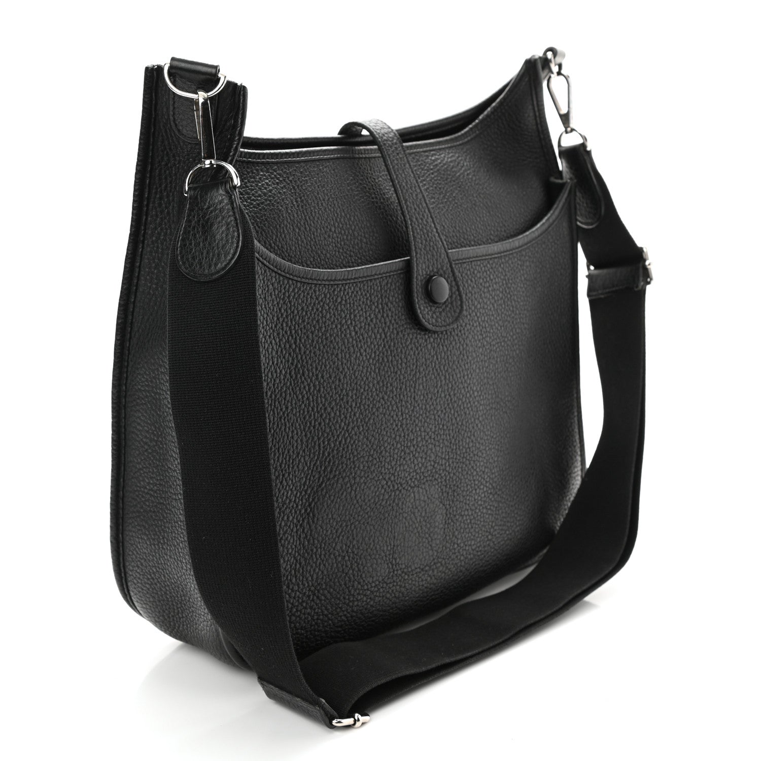 Hermes Taurillon Clemence Evelyne III GM Black 3 of 9
