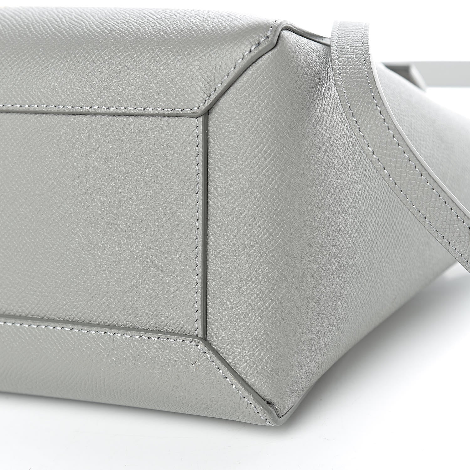 Celine Grained Calfskin Micro Belt Bag Cloud 10 of 10