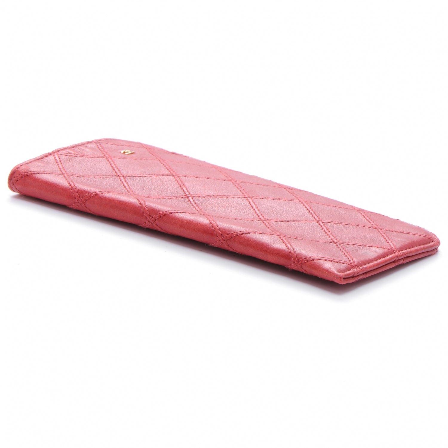 Chanel Calfskin Quilted Eyeglass Holder Red 4 of 6