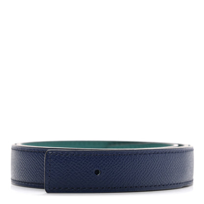 Hermes Swift Epsom 32mm Belt Strap 80 Malachite Bleu Saphir 1 of 7