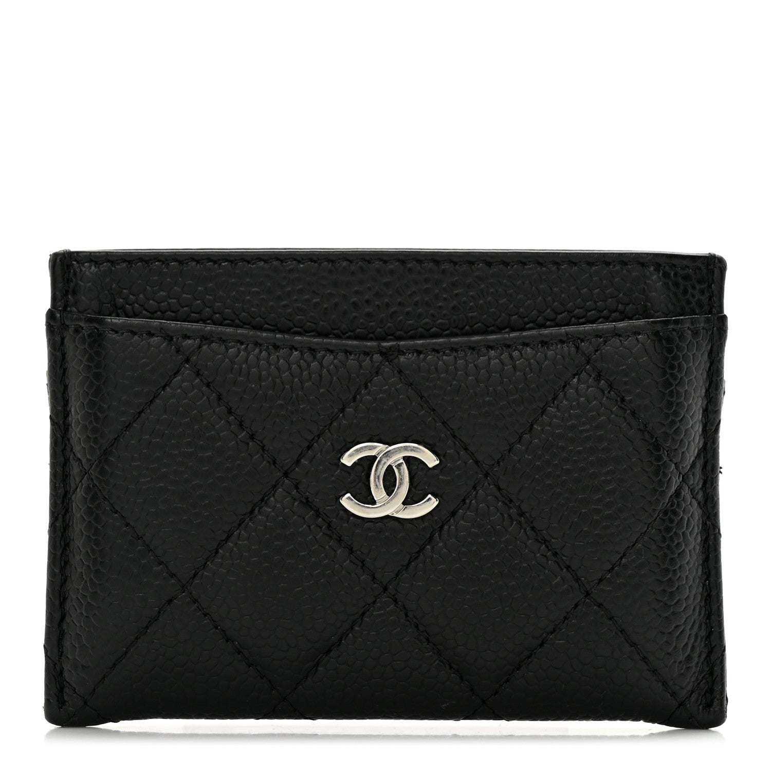 Chanel Caviar Quilted Card Holder Black 1 of 8
